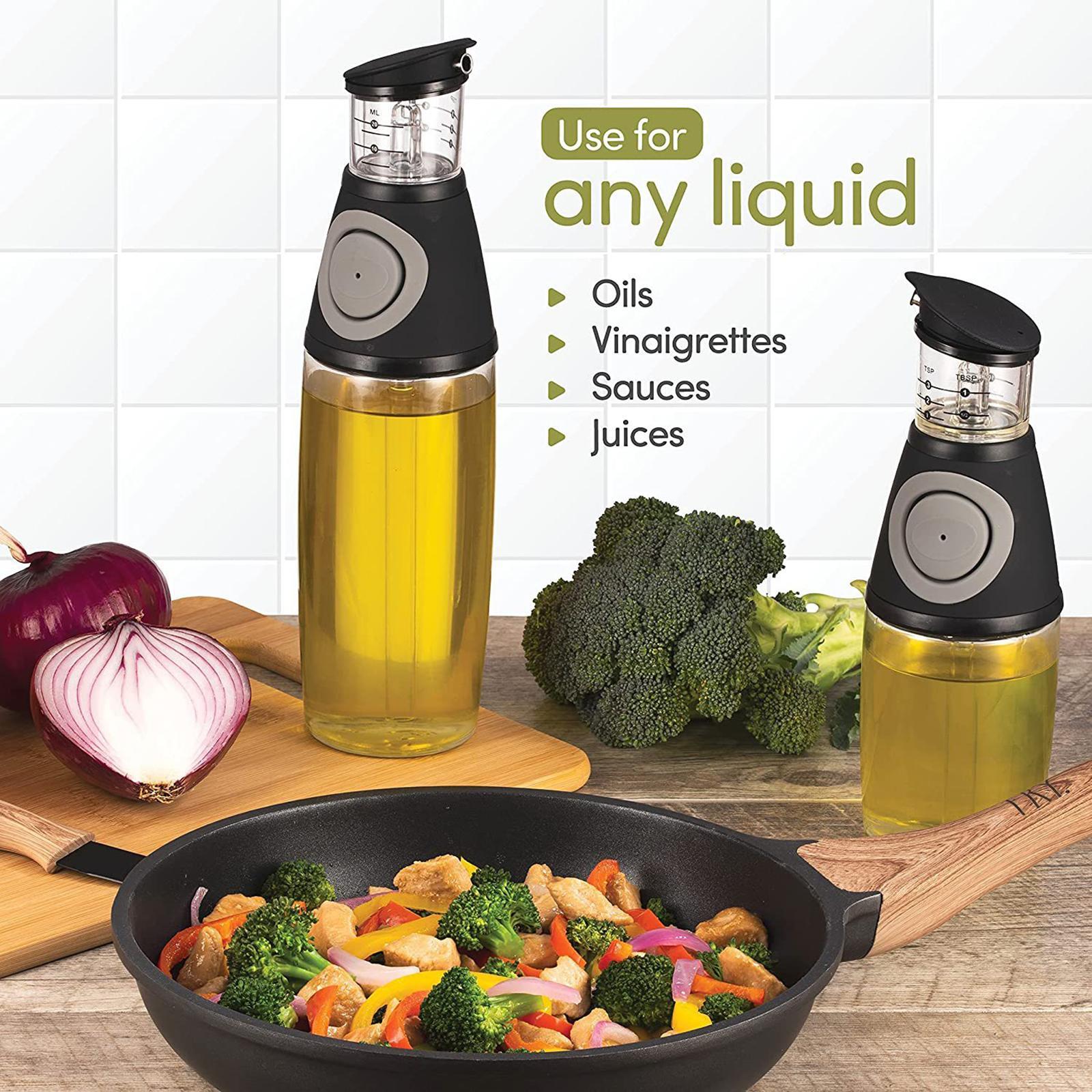 2x Oil Sprayer Dispenser, Barbecue Sprayer Mister, Olive Oil Sprayer for Roasting,Cooking