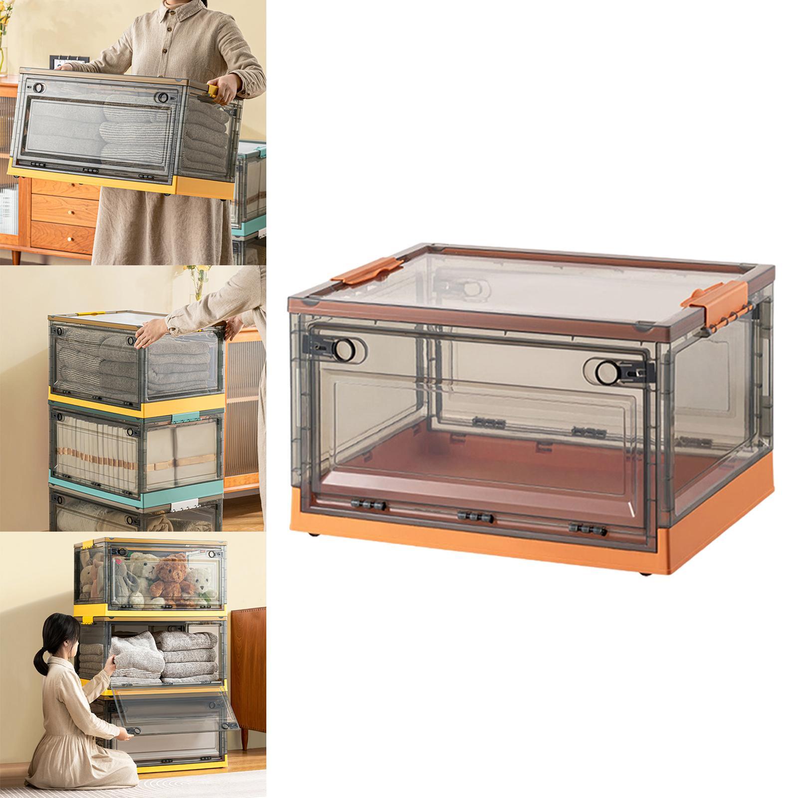 Multipurpose Folding Storage Box Stackable Storage Box for