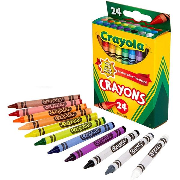Hộp 24 Bút Sáp Màu Crayon - Crayola 523024