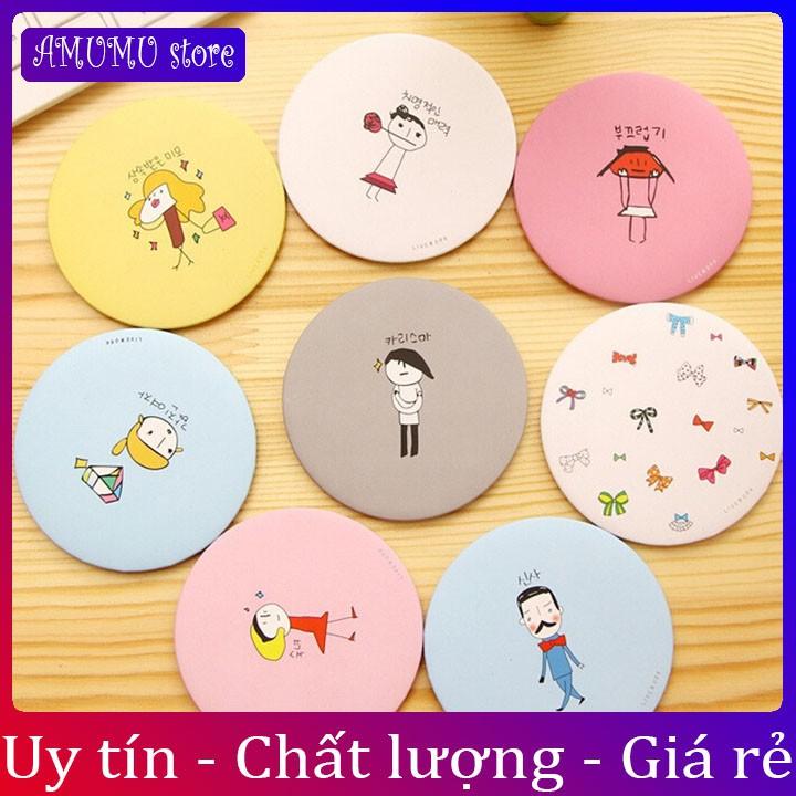 Gương Mini Dễ Thương Nhỏ Gọn Bỏ Túi