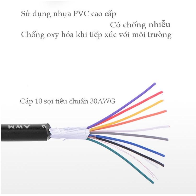 Dây nối dài COM RS-232 đực sang cái UGREEN DB101 - Hàng Chính Hãng