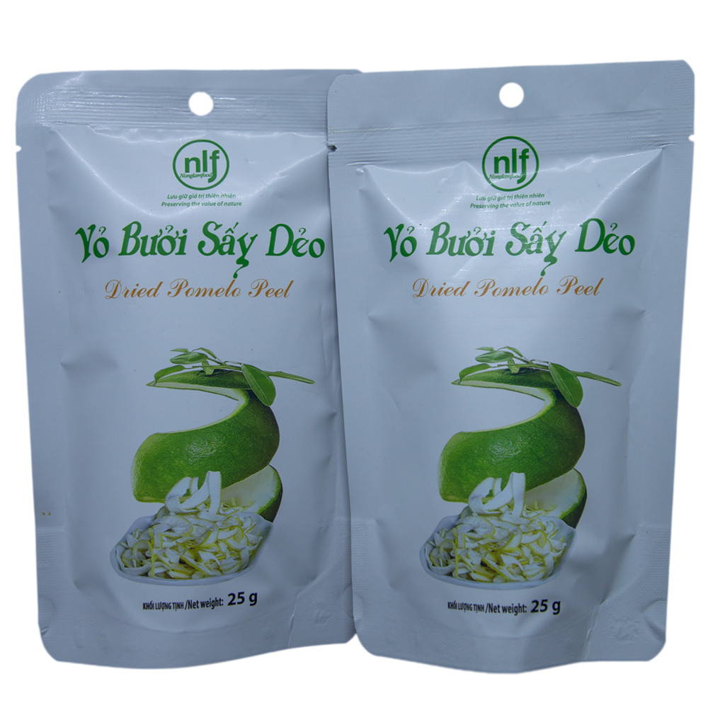 Combo 20 gói vỏ bưởi sấy dẻo 25gr