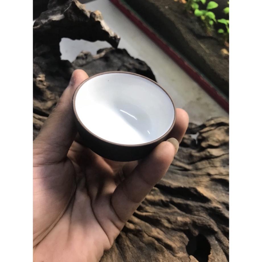 Chén trà Tư sa Tử bạch 50 cc COMBO 6 CHÉN UỐNG TRÀ LOẠI 50ml