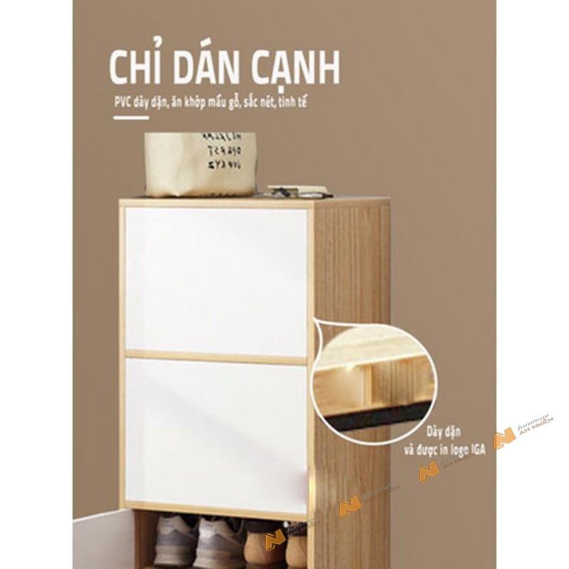 Made in VN-Tủ giày kệ đựng giày 6 tầng - gỗ mdf 17mm công ty Mộc Phát độ bền trên 30 năm AN023