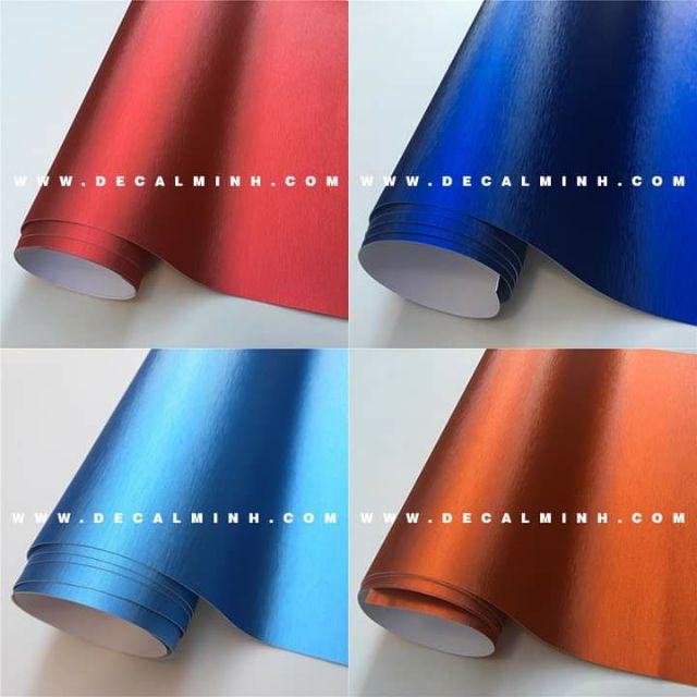 Decal nhôm xước dán xe cao cấp
