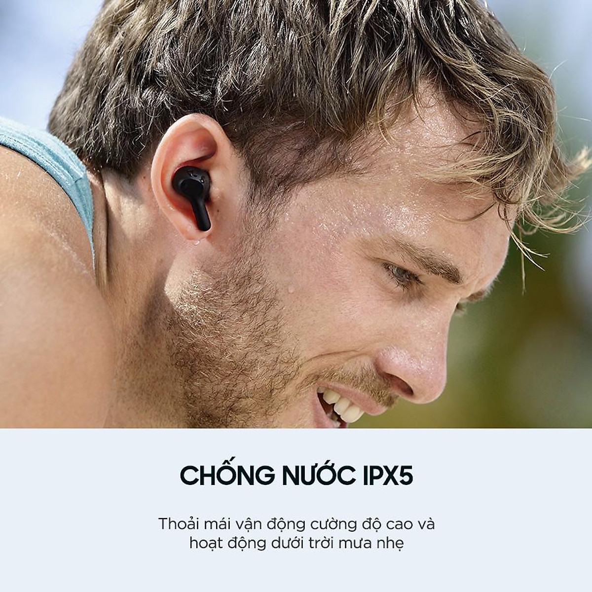 Tai nghe Bluetooth True Wireless Aukey EP-T25 - Bluetooth 5.0 - Pin Tới 25H - Chống Nước IPX5 -  Nghe Độc Lập 2 Tai - Hàng Chính Hãng