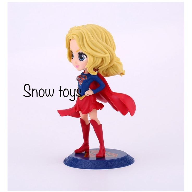 Mô hình Supergirl - Tiểu cảnh nữ siêu nhân super girl để bàn mini - cao 15cm