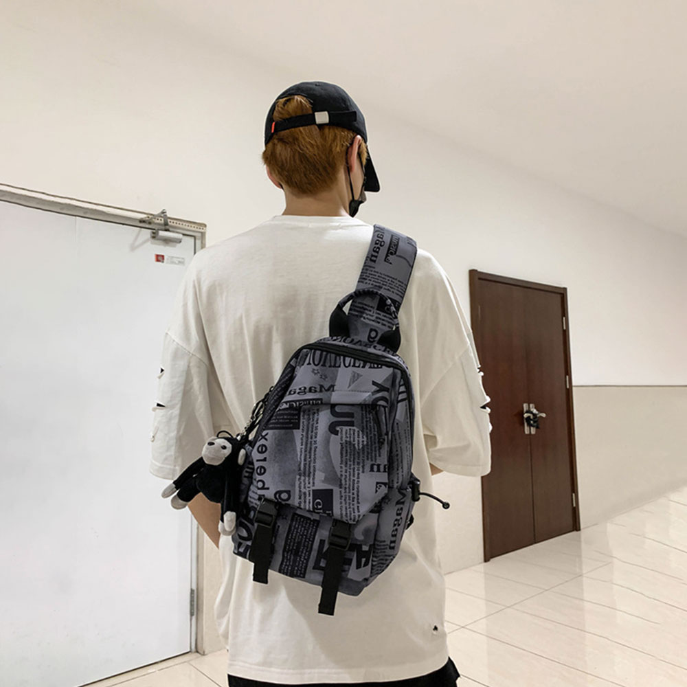 Túi đeo chéo - đeo ngực Ulzzang T0175 chống thấm nước unisex nam nữ phong cách thời trang cá tính