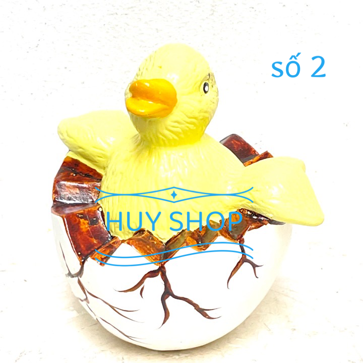 TƯỢNG VỊT NỞ GỐM SỨ TRANG TRÍ NHÀ CỬA