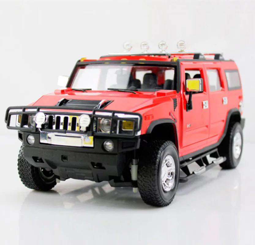 Mô hình xe HUMMER H2 1:24 MZ 26020 (đỏ)