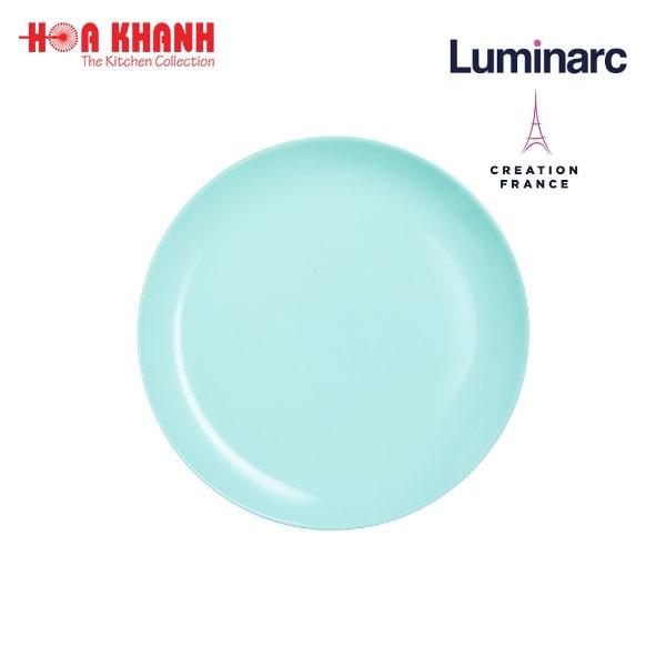 Đĩa Thủy Tinh Luminarc Diwali Light Turquoise 25cm - bộ 6 đĩa - P2611