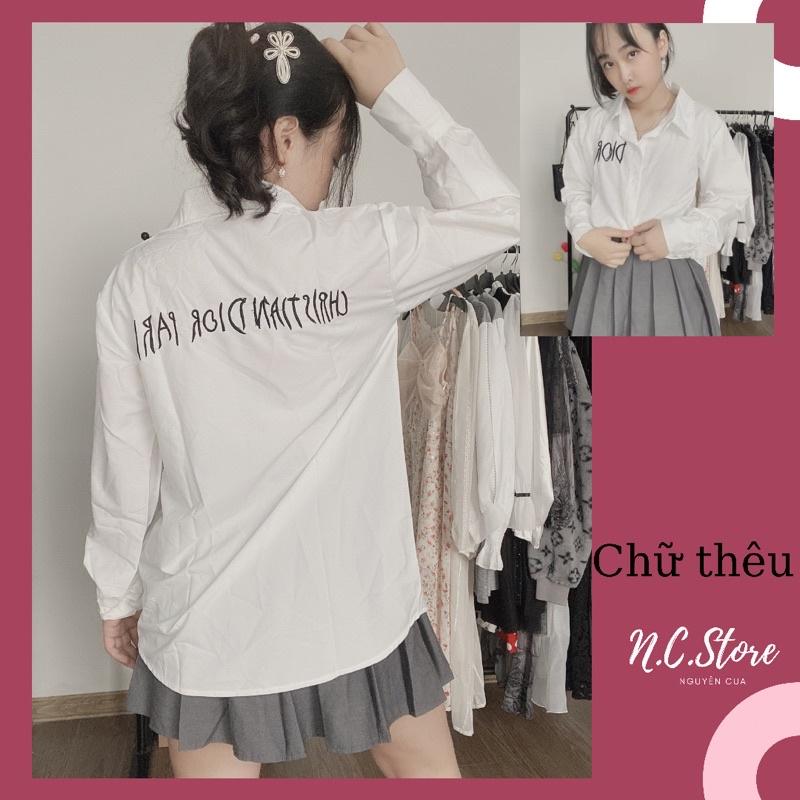 Áo Sơ Mi Trắng Siêu Xinh