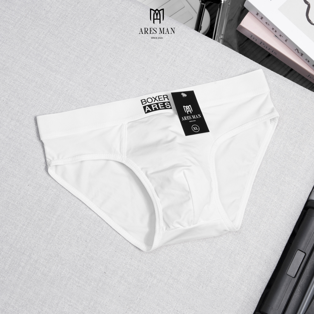 Quần lót nam, quần sịp nam tam giác cao cấp ARES 03 chất thun lạnh mềm mịn thoáng khí co giãn 4 chiều thấm hút mồ hôi - ARES SHOP