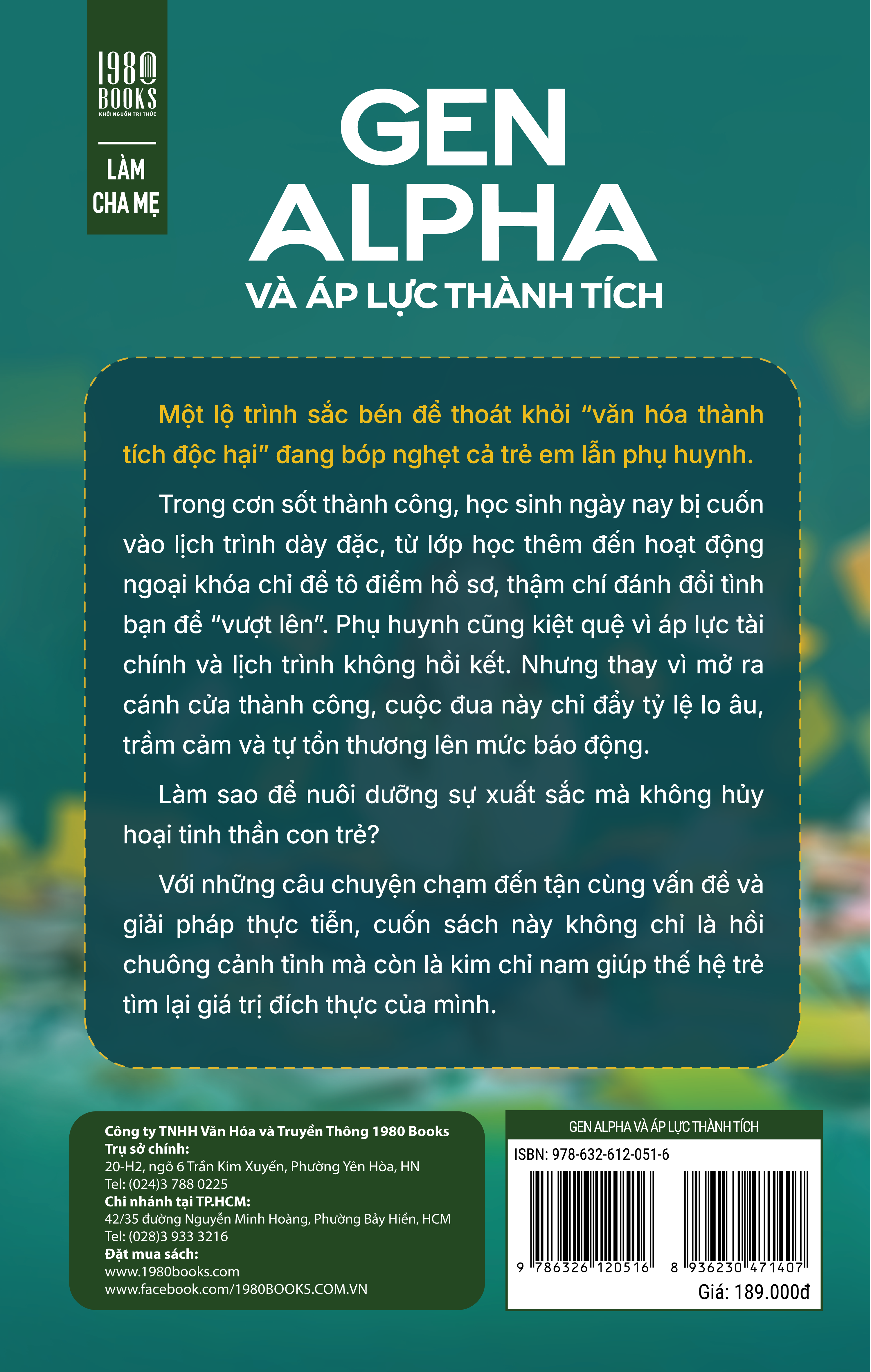 Sách Gen Alpha Và Áp Lực Thành Tích