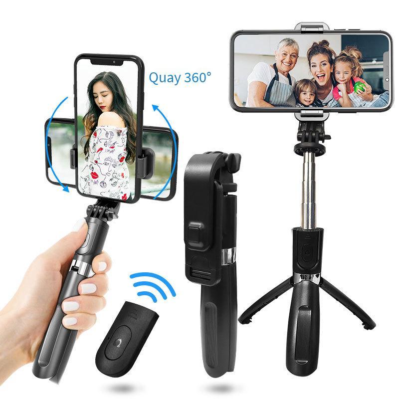 Phong cách mới nhất L02 Gậy chụp ảnh tự sướng Bluetooth chân máy gậy chụp ảnh tự sướng Android/iOS điện thoại di động vật phẩm chụp ảnh tự sướng phổ quát