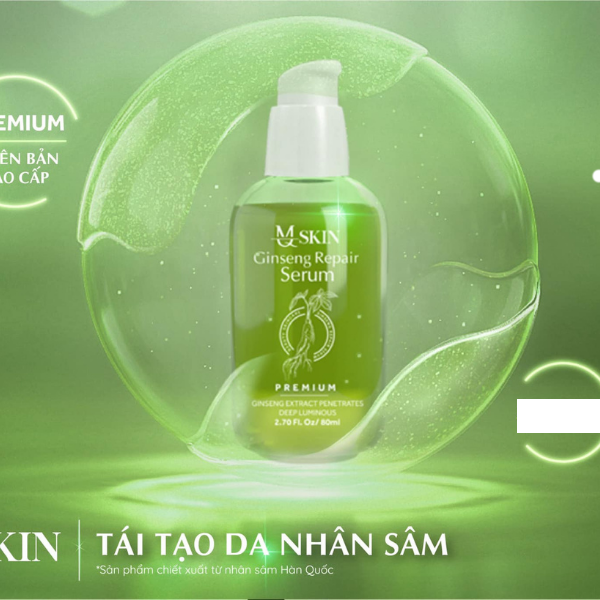 SERUM THAY DA KHÔNG SƯNG NHÂN SÂM MQ SKIN