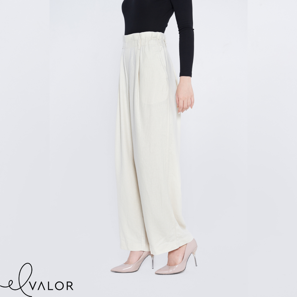 El Valor - Quần Dài Nữ Ống Suông Vải Linen đi chơi đi làm dễ mặc dễ phối vải cực mát chất vải mềm