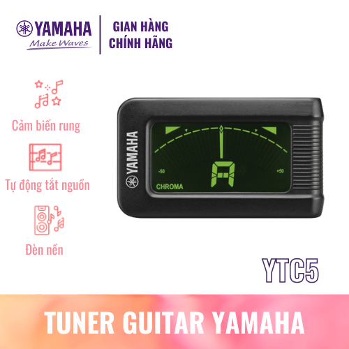 Tuner Yamaha YTC5 - Phụ kiện lên dây đàn Guitar