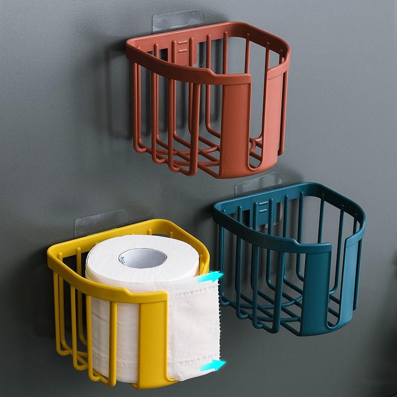 Hộp đựng cuộn giấy vệ sinh ,Giá kệ đựng cuộn giấy vệ sinh dán tường vô cùng tiện lợi