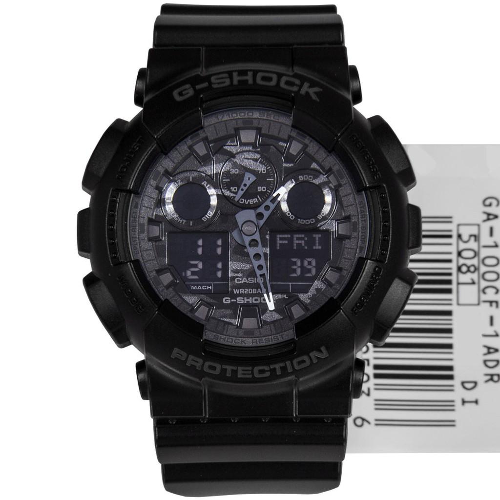 Đồng hồ nam Casio chính hãng GA-100CF, dây nhựa