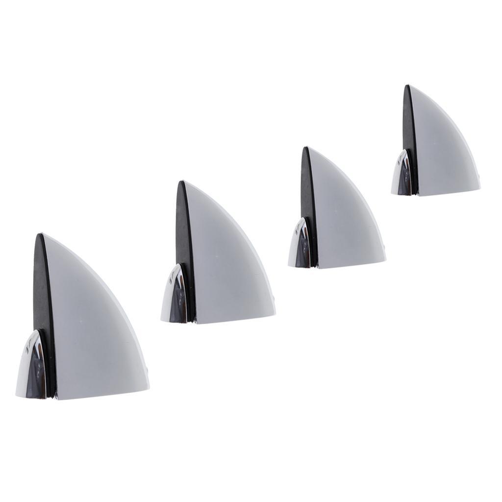 2X 4x Adjustable Glass Clamp Clip Wood Glass Shelf Support Bracket S