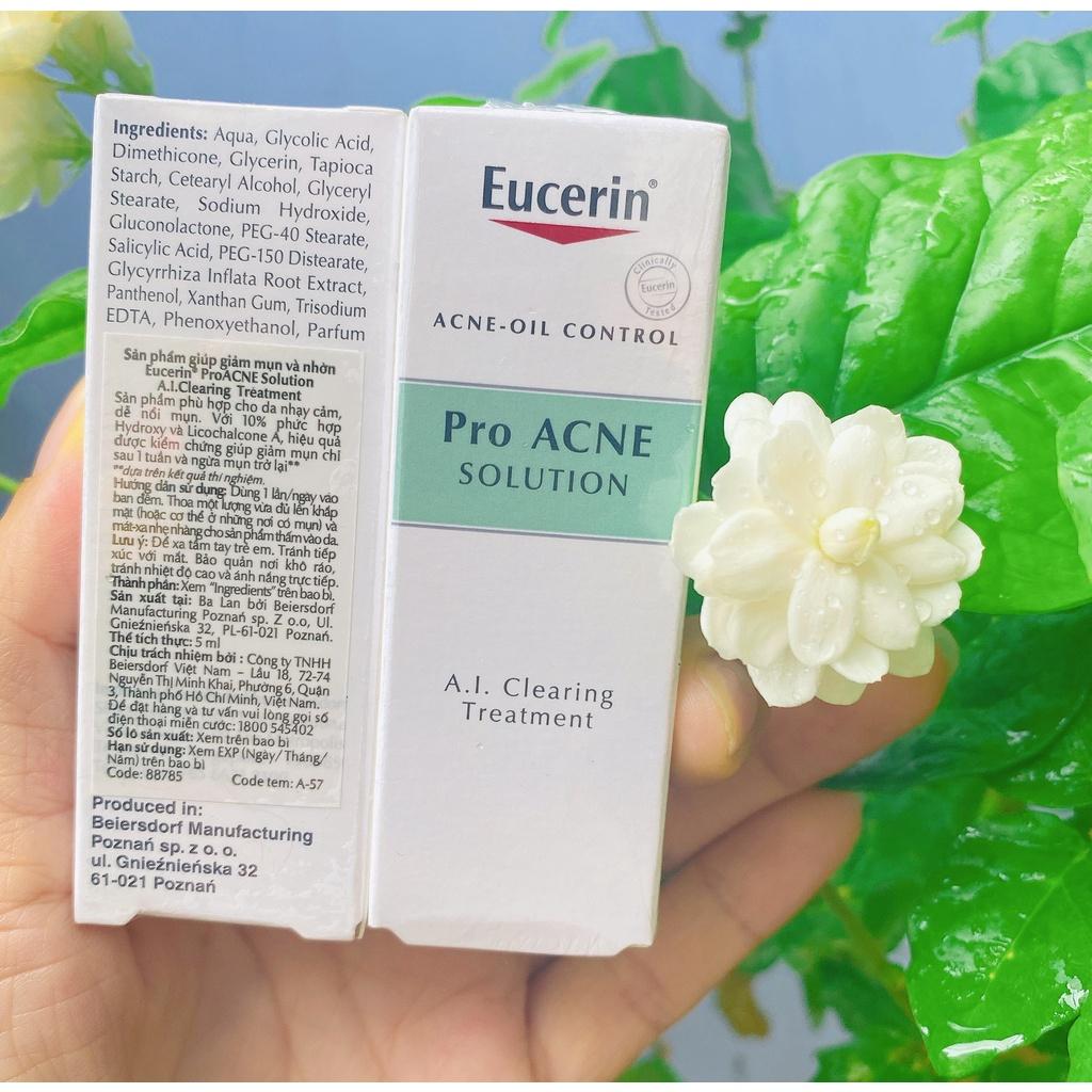 Tinh Chất Giảm Mụn Sau 1 Tuần Eucerin ProAcne AI Clearing Treatment 5ml