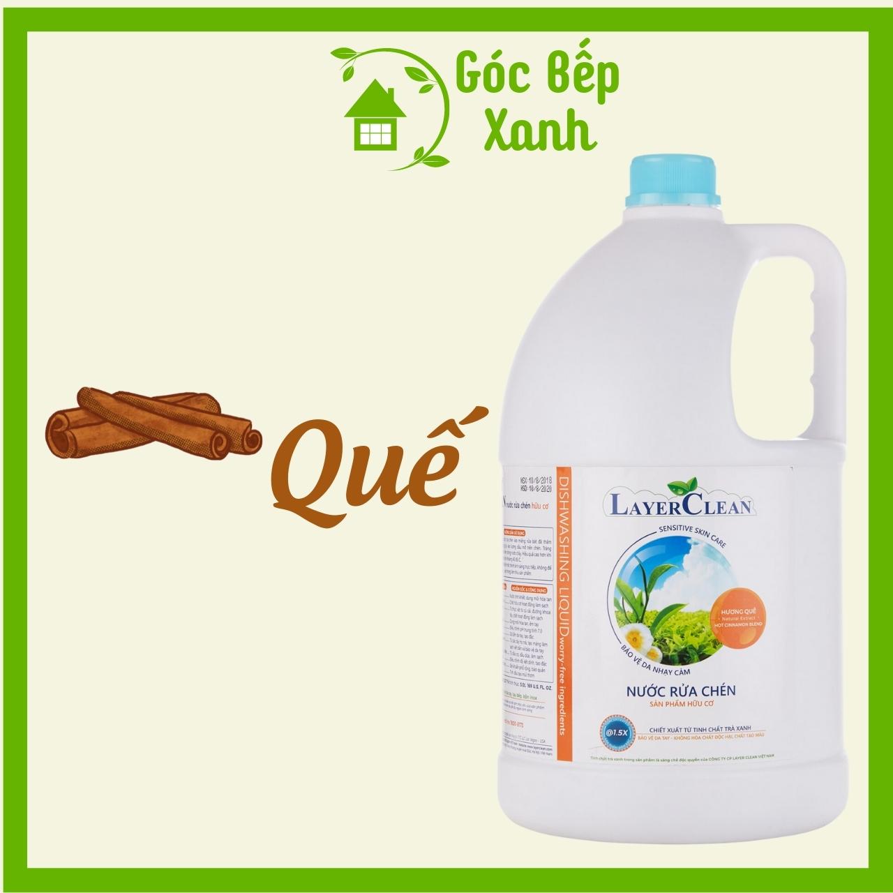 Nước Rửa Chén Layer Clean - Nước Rửa Chén Hữu Cơ - Nước Rửa Chén 5L