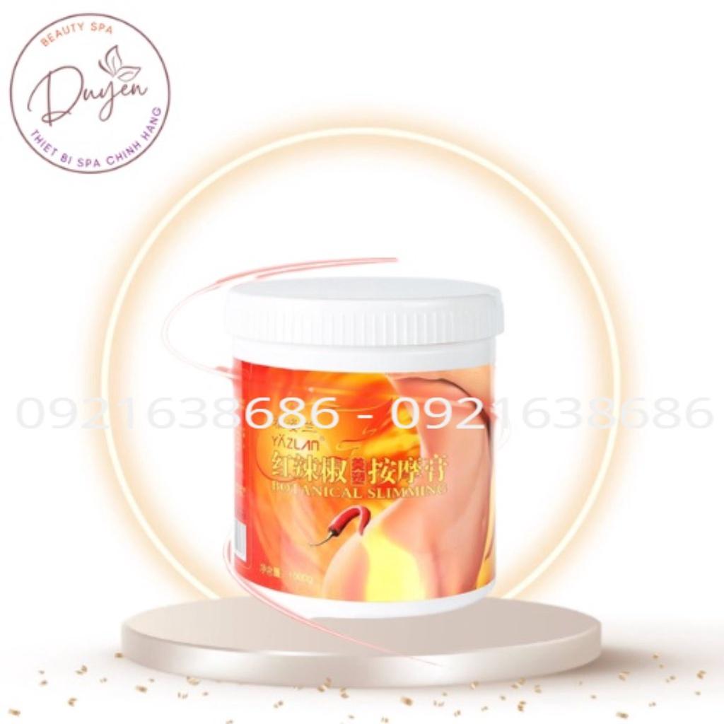 Kem Tan Mỡ Ớt, Kem Đánh Bụng Hũ To 1kg