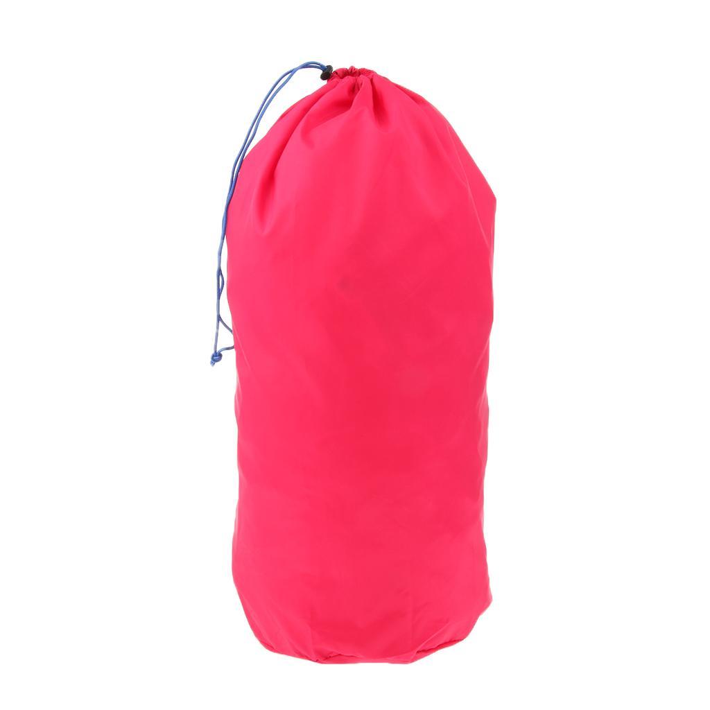 5Pcs Waterproof Nylon Drawstring Bag Pouch Travel Camping Hiking Storage Organizer