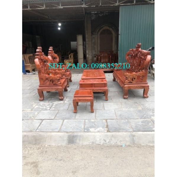 Bộ bàn ghế mẫu rồng khuỳnh - NỘI THẤT BÌNH LONG 0988-352-210