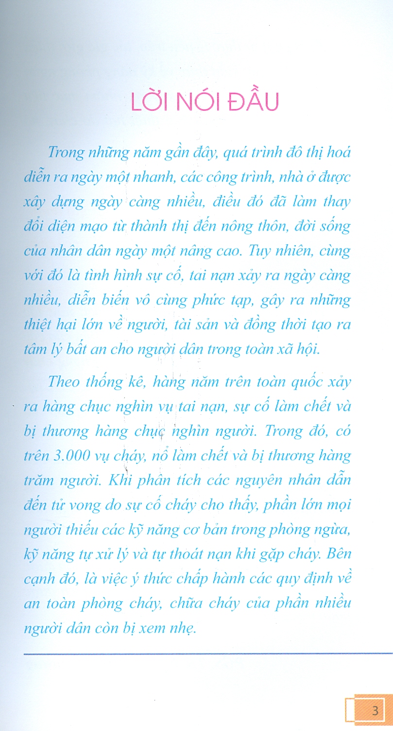 Cháy – Kỹ năng phòng và Thoát nạn