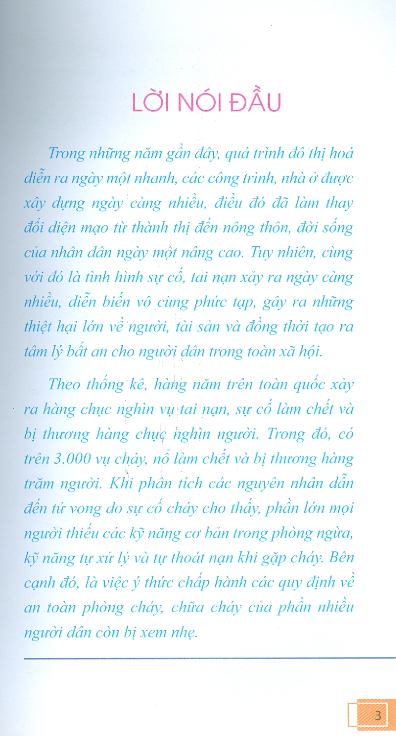 Cháy – Kỹ năng phòng và Thoát nạn