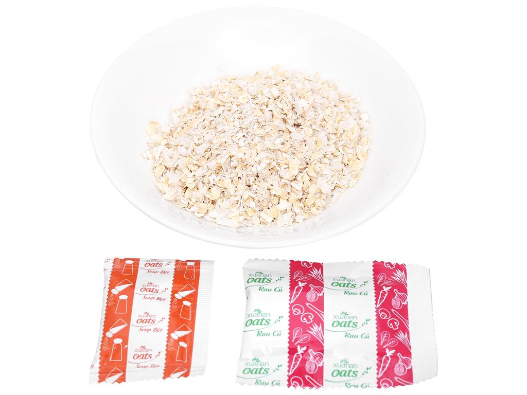 Combo :5 Gói Cháo Yến Mạch Thịt Bầm 40g Xuân An
