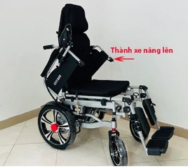 Xe lăn điện ngã nằm cao cấp LUCASS XE-110LA -Dành cho người già và khuyết tật, nâng hạ bằng thủy lực
