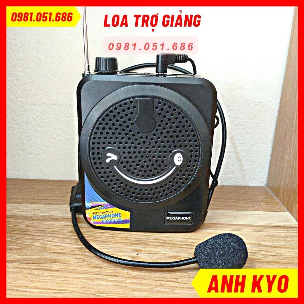 Loa Kèm Mic Trợ Giảng MEGAPHONE K9A Có Bluetooth Cổng Usb, Thẻ nhớ, Radio Kèm Microphone Có Dây Cao Cấp