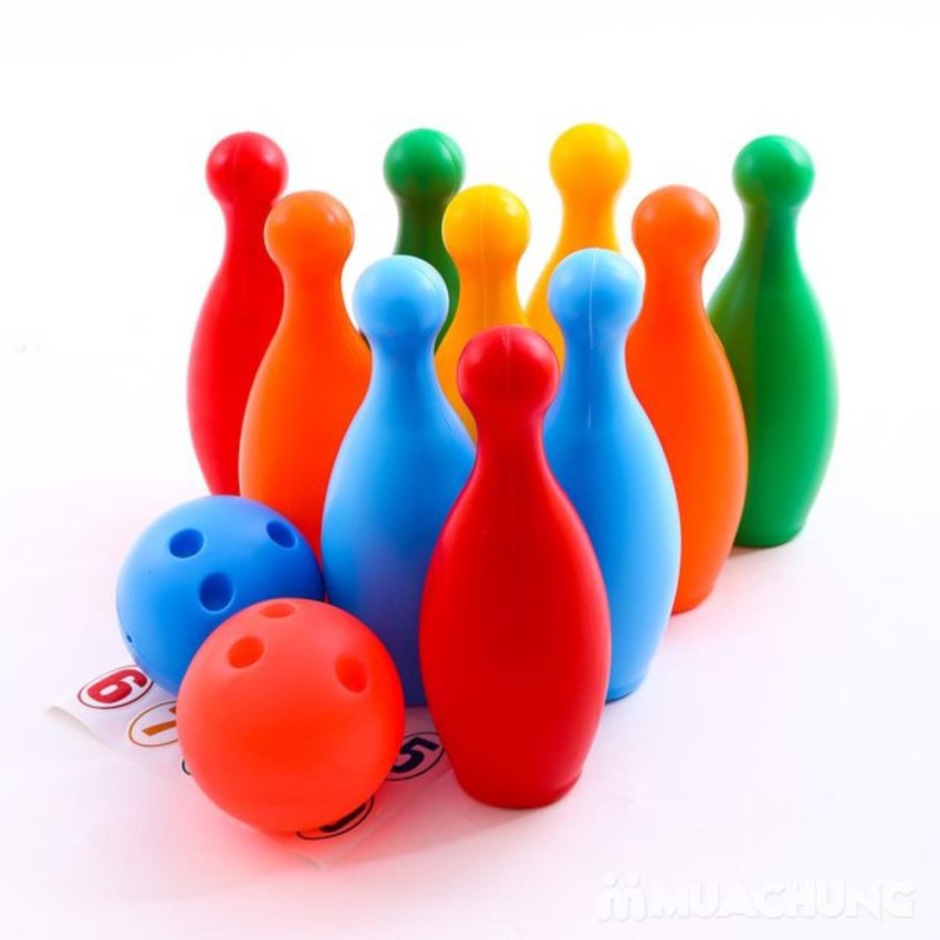 Đồ Chơi Ném Bóng Bowling Bằng Nhựa An Toàn, Rèn Đôi Tay Khéo Léo Và Vận Động Cho Bé