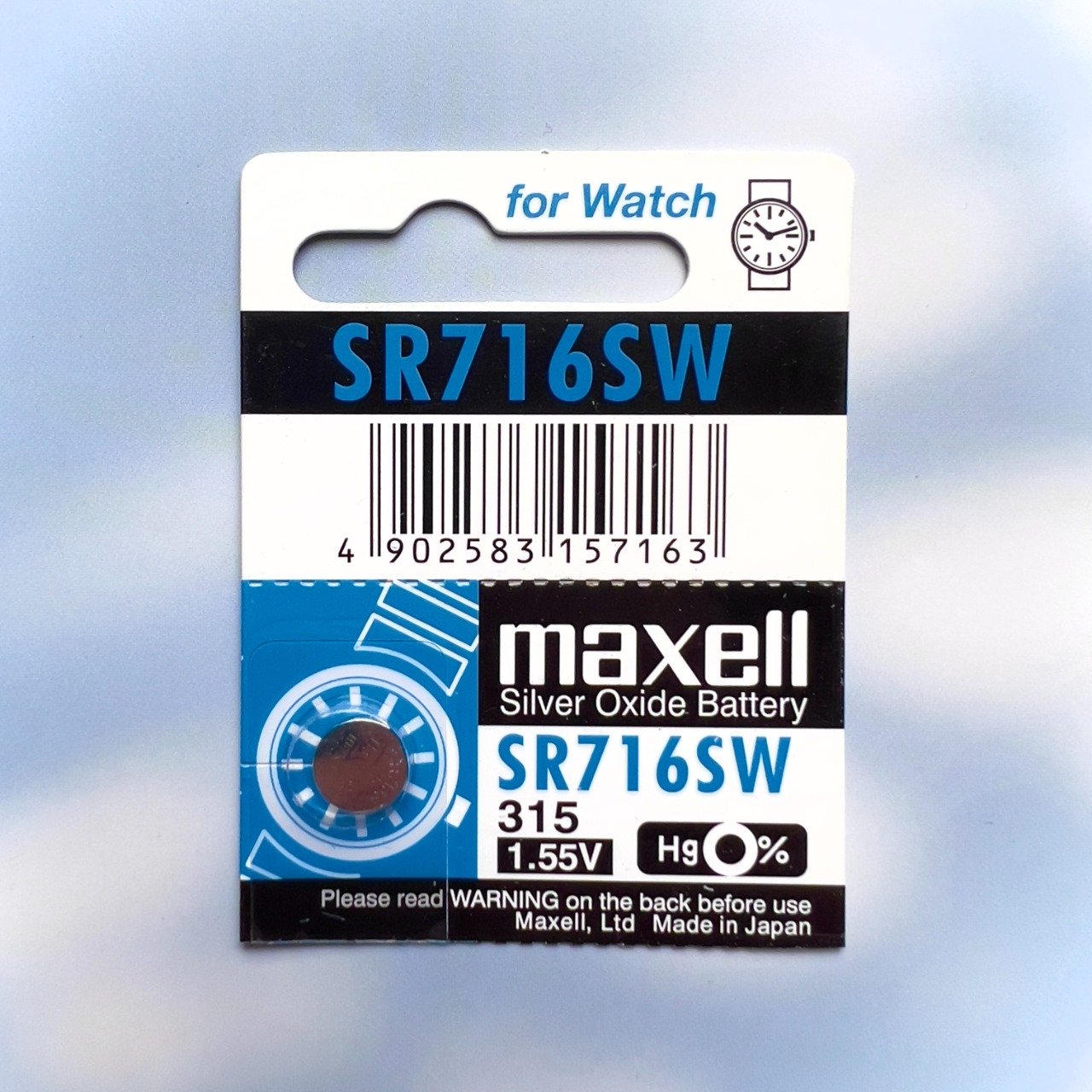 Pin Maxell Nhật Bản SR716SW / 315 Hàng Chính Hãng Made in Japan