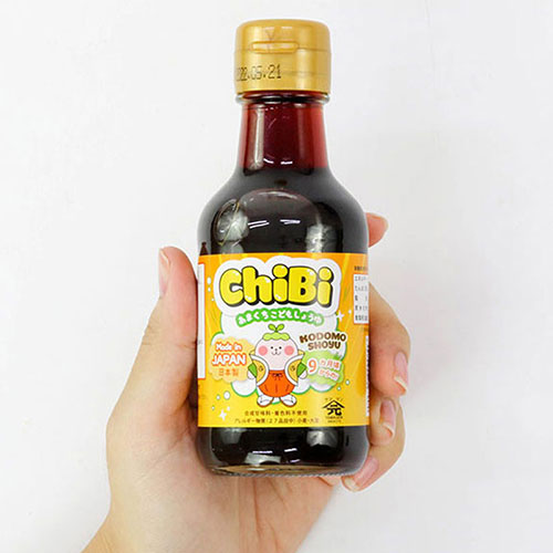 Nước tương ăn dặm giảm muối Nhật Bản 150ml ChiBi (Yamagen) cho bé từ 9 tháng tuổi