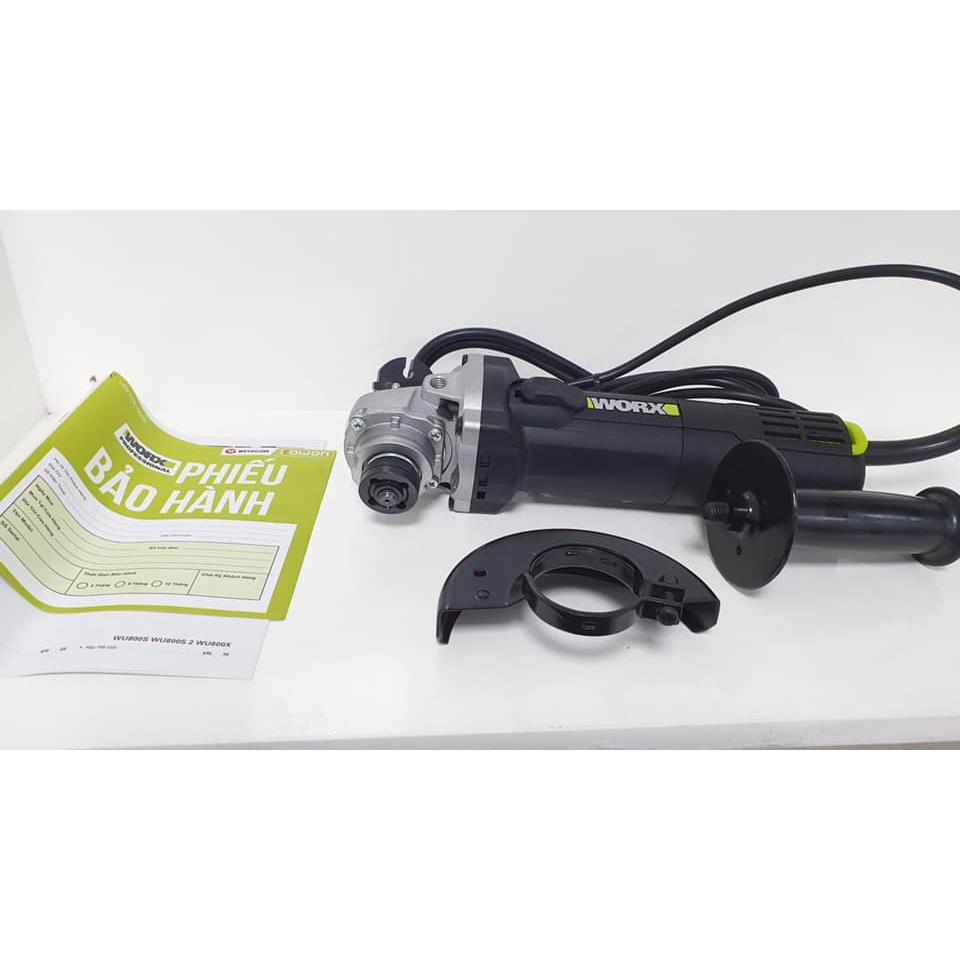 Máy Mài Cầm Tay WORX GREEN WU800S Nhỏ Gọn Tiện Dụng 720W 100mm
