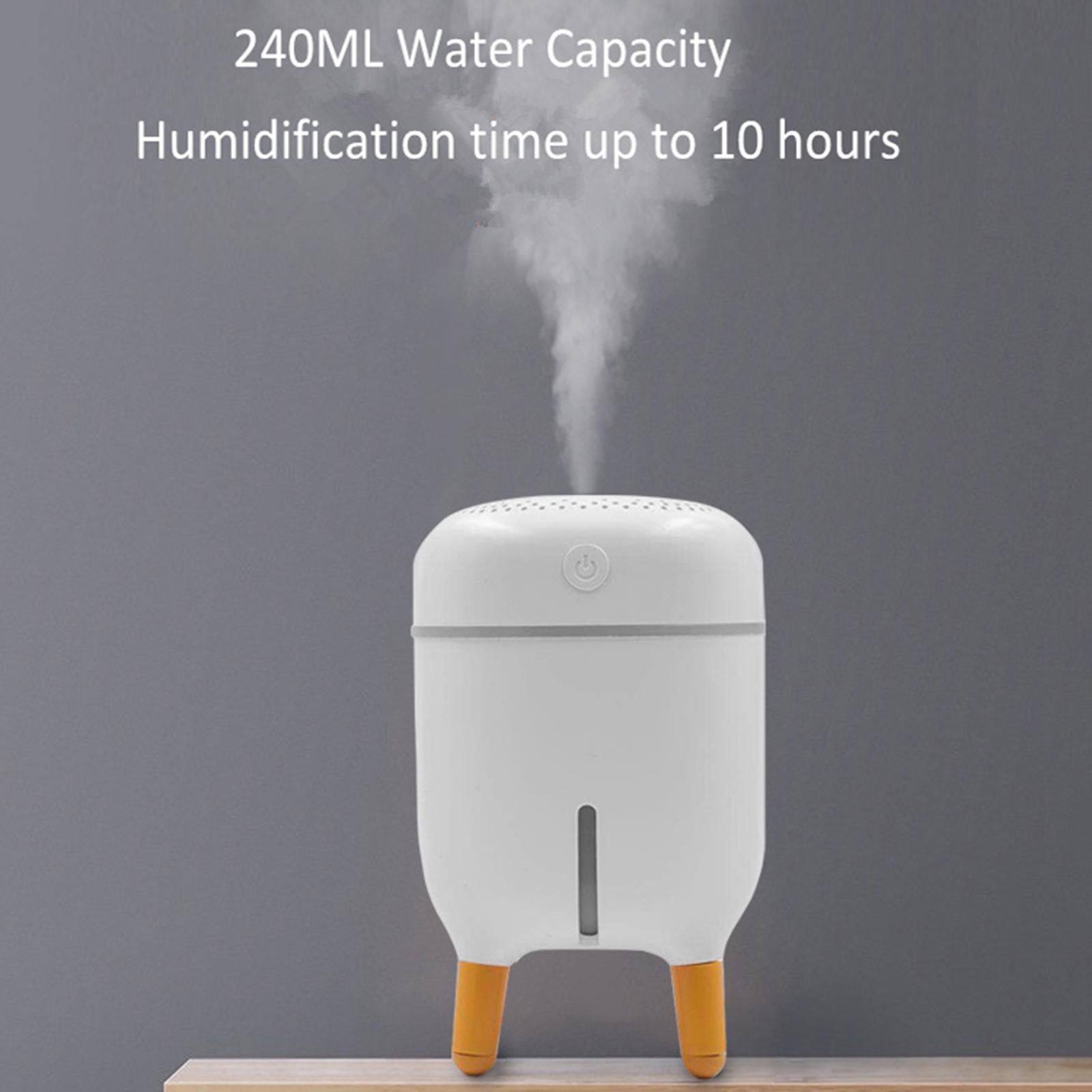 Portable Air Humidifier USB Mini Aromatherapy Diffuser for Home Office White