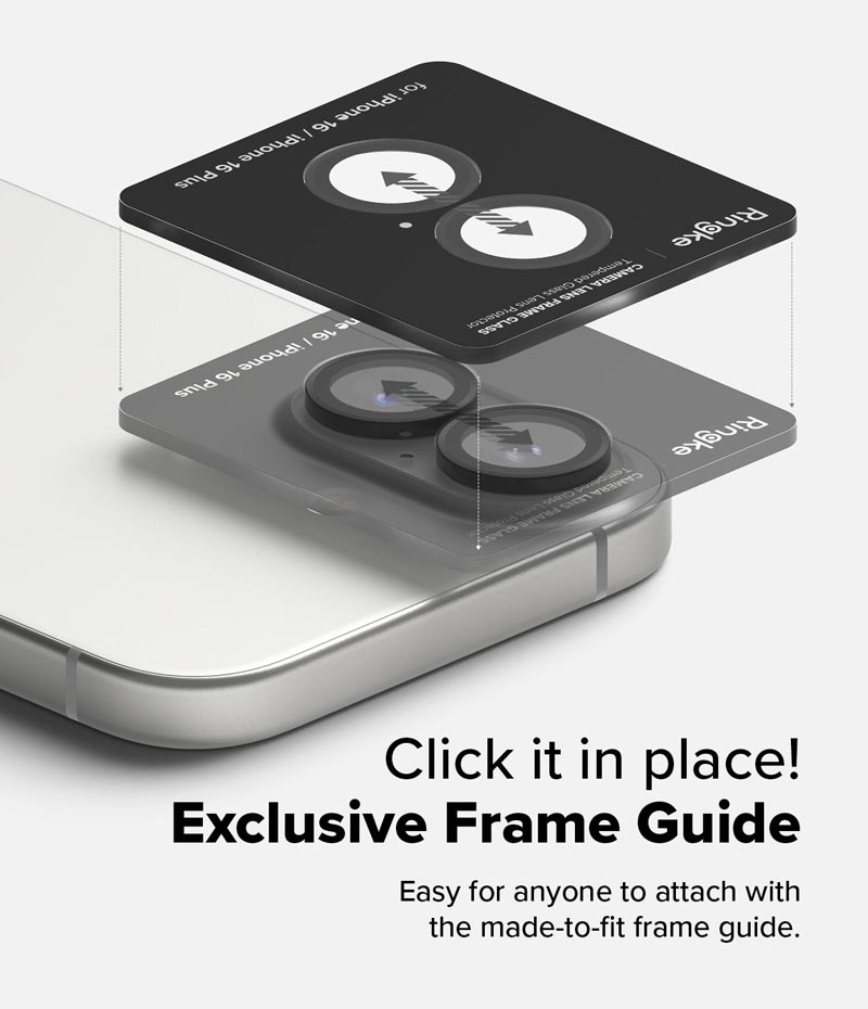 [Combo 2] Dán camera cho iPhone 16 Pro Max / iPhone 16 Pro / 16 Plus / 16 RINGKE Camera Lens Frame Glass - Hàng Chính Hãng