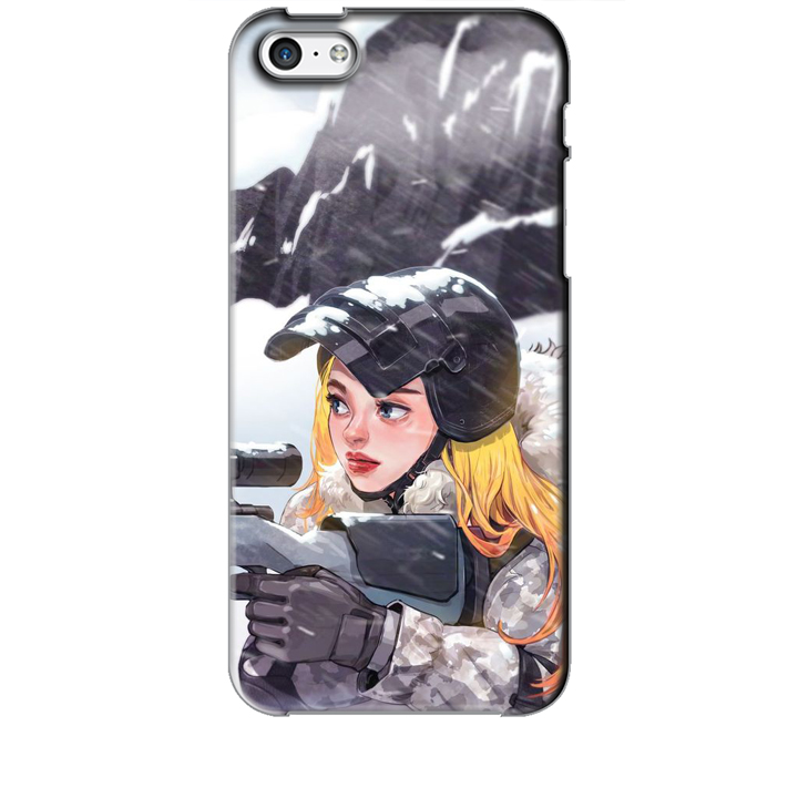 Ốp lưng dành cho điện thoại IPHONE 5C hình PUBG Mẫu 11