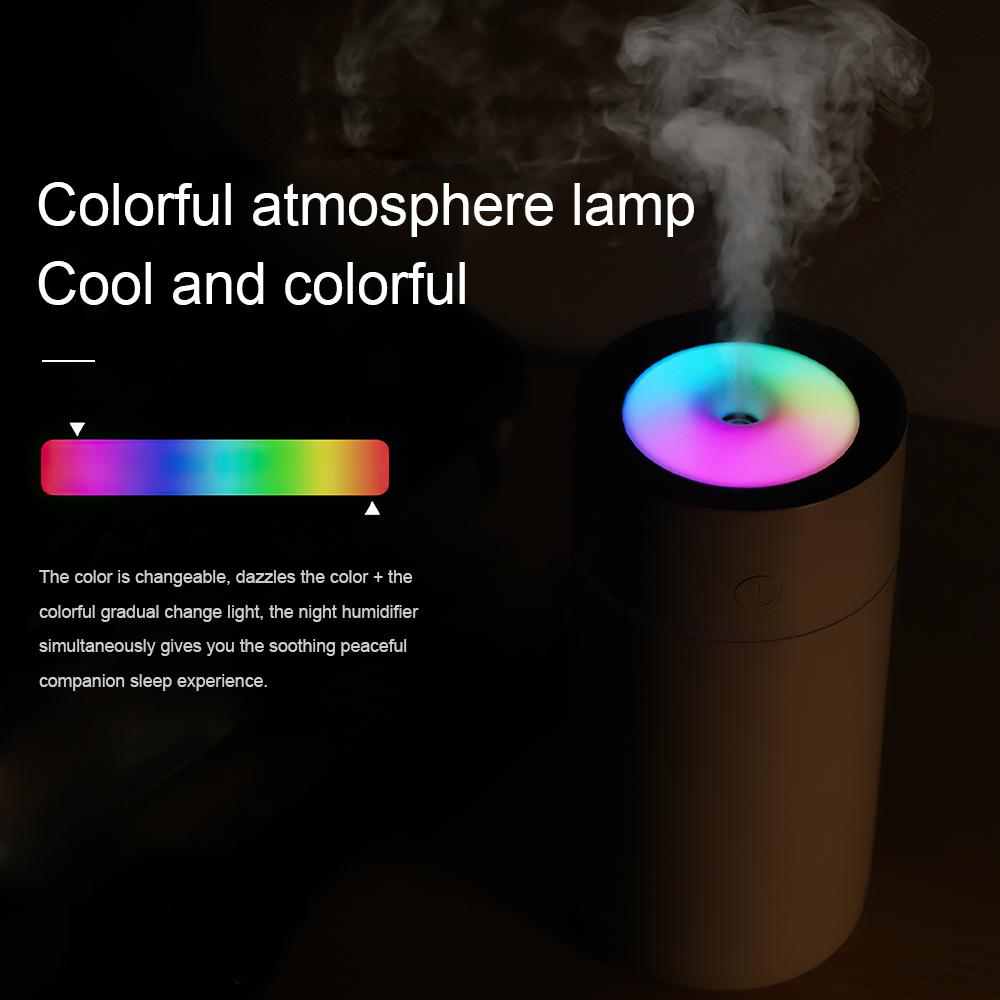Mini Máy Tạo Độ Ẩm Không Khí Xe Ô Tô Hương Humidificador Nhiều Màu Sắc Cốc Thơm Nước Khuếch Tán Ánh Sáng Đèn LED Siêu Âm Thanh USB Thoáng Mát Phun Sương Tạo Phun Sương Tạo Ẩm Hình Ếch Con