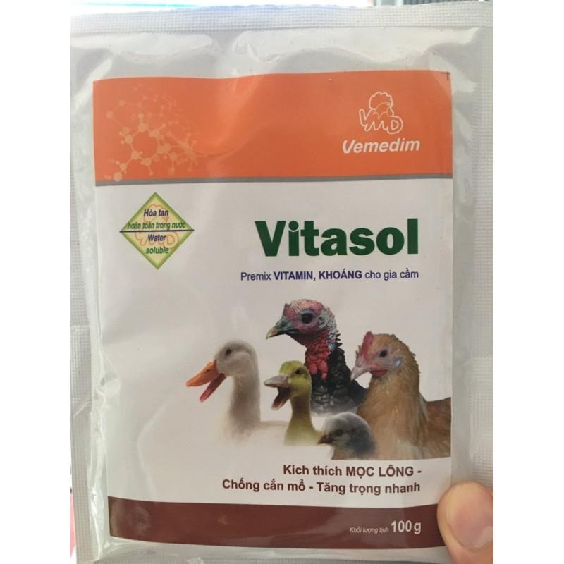 VEMEDIM Vitasol ,cắn mổ lông, lông sần sùi, không đẹp lông