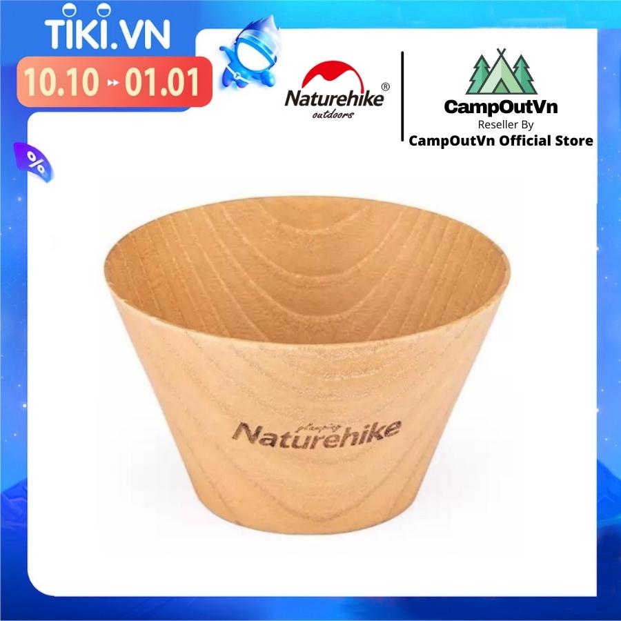 Đồ cắm trại du lịch bát Naturehike NH20CJ012 chén gỗ decor sang trọng A205 