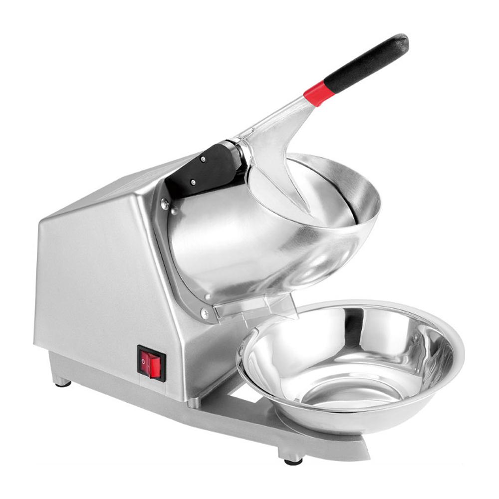 300W High Power Stainless Steel Ice Maker Snowflake Ice Shaving Machine Household Commercial Milk Tea Cold Drink Shop