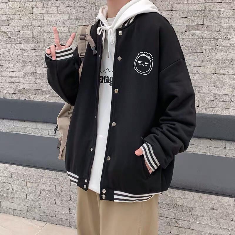 Áo Khoác BOMBER MẶT CƯỜI Nam Nữ Ulzzang Unisex