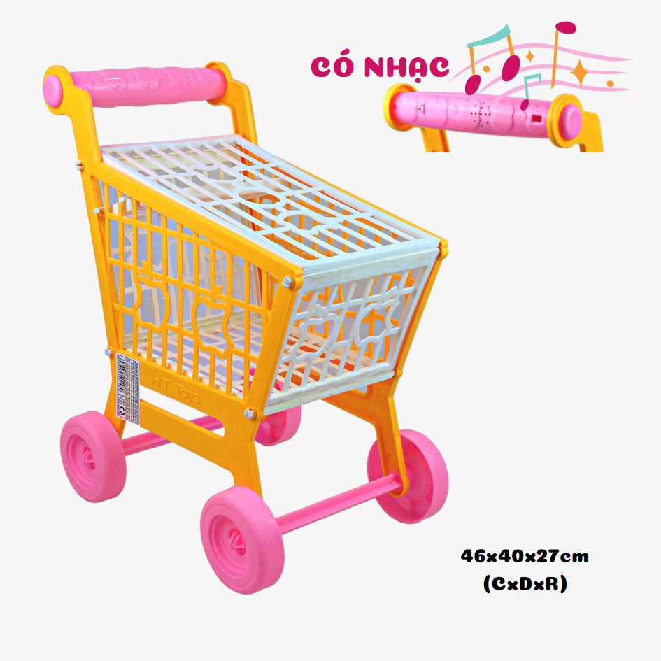 Xe đẩy siêu thị cho bé (có nhạc) HT7658S