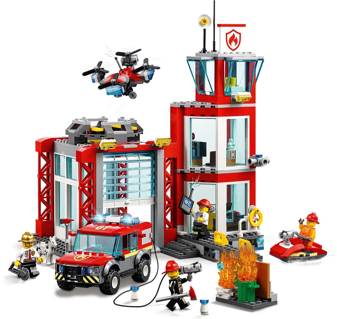 Bộ lắp ráp Trạm Cứu Hỏa - LEGO City 60215