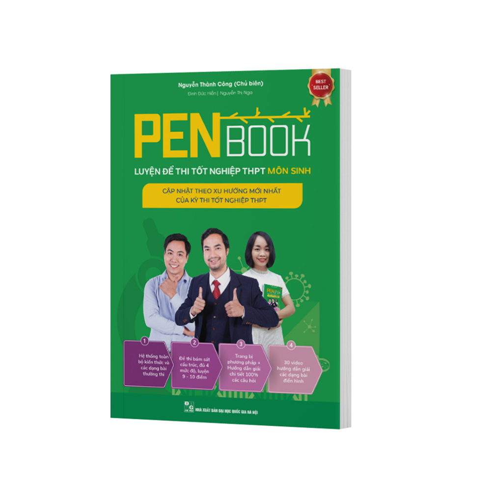 PENBOOK - Luyện đề thi tốt nghiệp THPT môn Sinh học - Cập nhật theo xu hướng mới nhất